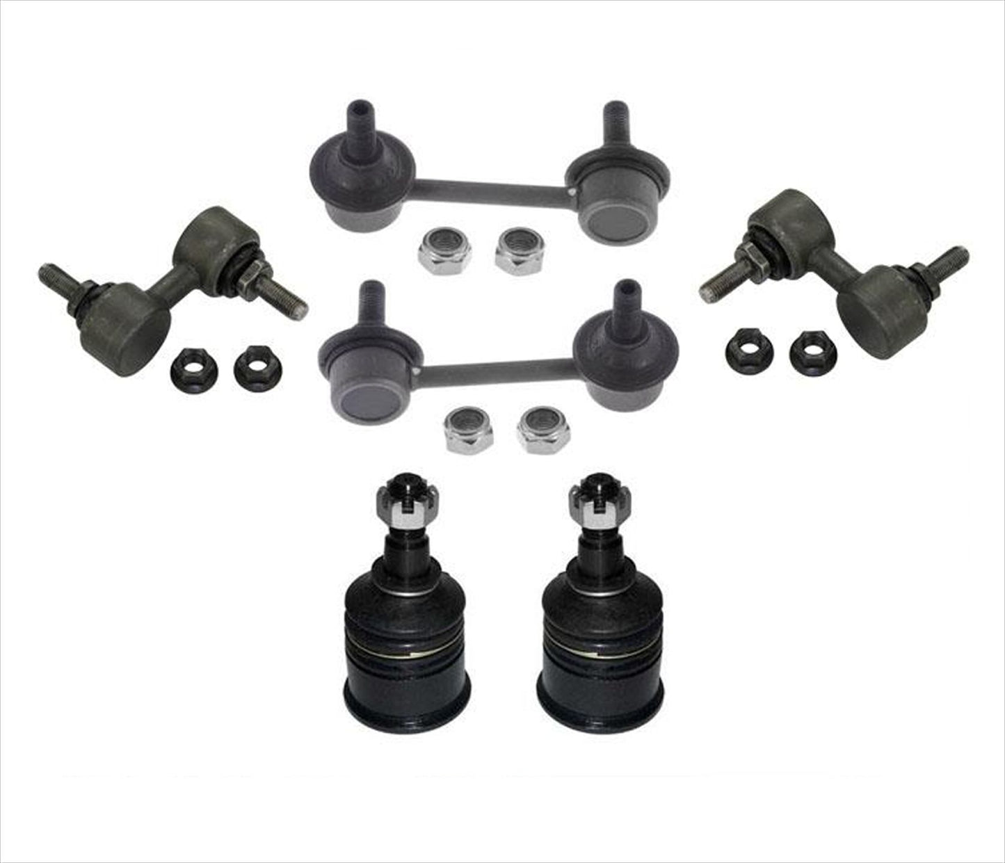 99-2000 Civic SI Frt & Rear Sway Bar Stabilizer Links Ball Joints  6Pc