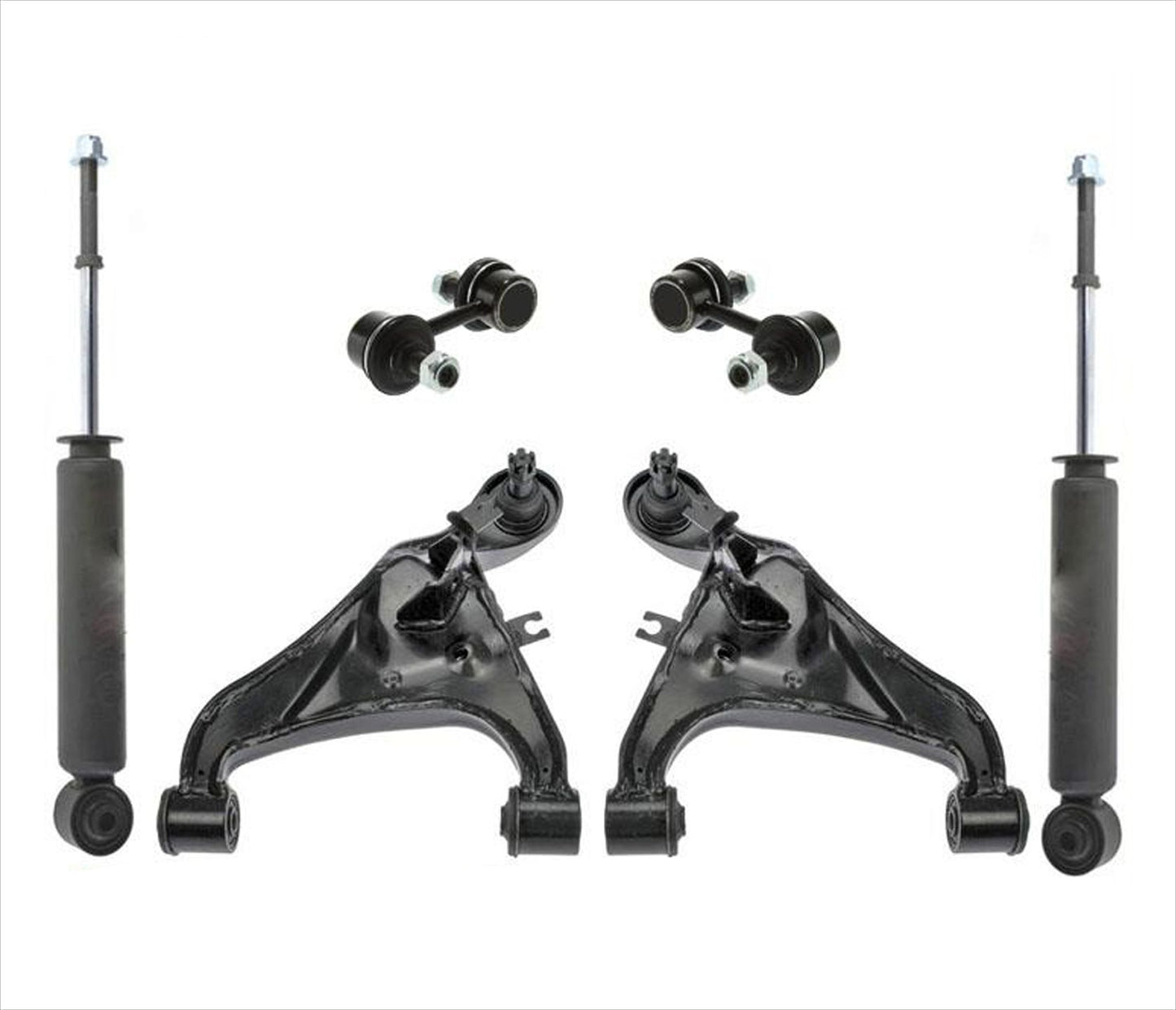 100% nuevos brazos de control superiores traseros amortiguadores de rótula 6 piezas para Nissan Quest 04-09
