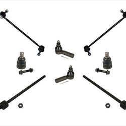 10-12 Escape Mariner Tribute Ball Joints Inner Outer Tie Rods Sway Bar Link 8Pc