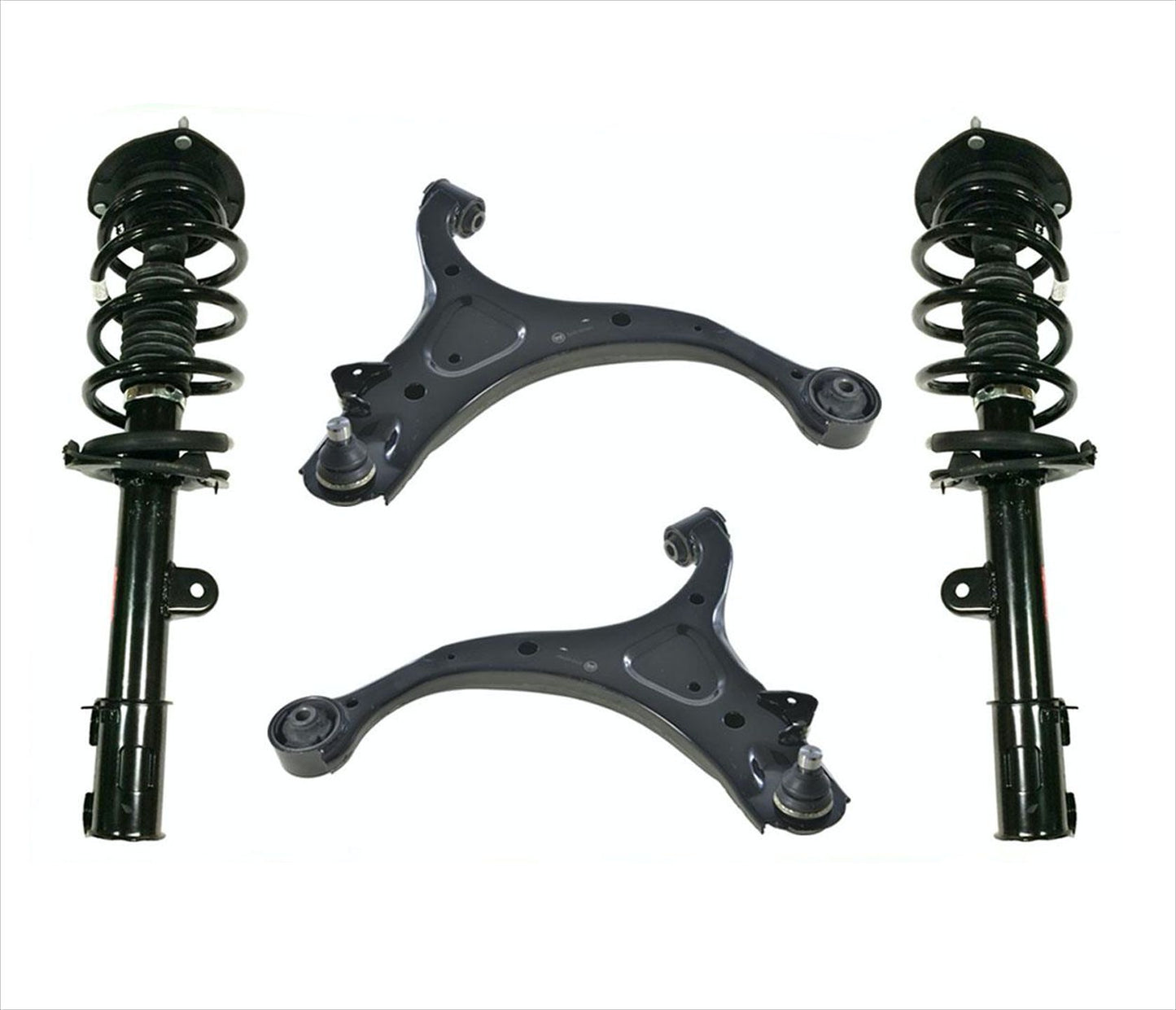 Puntales delanteros completos y brazos de control inferiores con BJ para Hyundai Santa Fe 10-12