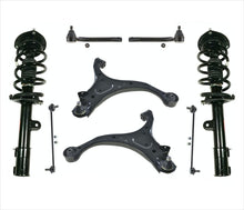 Front Complete Struts Control Arms Links Tie Rods fits 10-12 Hyundai Santa Fe