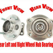 (2) Rear Left Right Wheel Hub Bearings for Ford Fiesta 2011-2019 REF BE8Z1109A