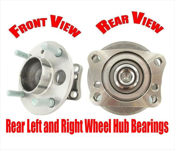 (2) Rear Left Right Wheel Hub Bearings for Ford Fiesta 2011-2019 REF BE8Z1109A