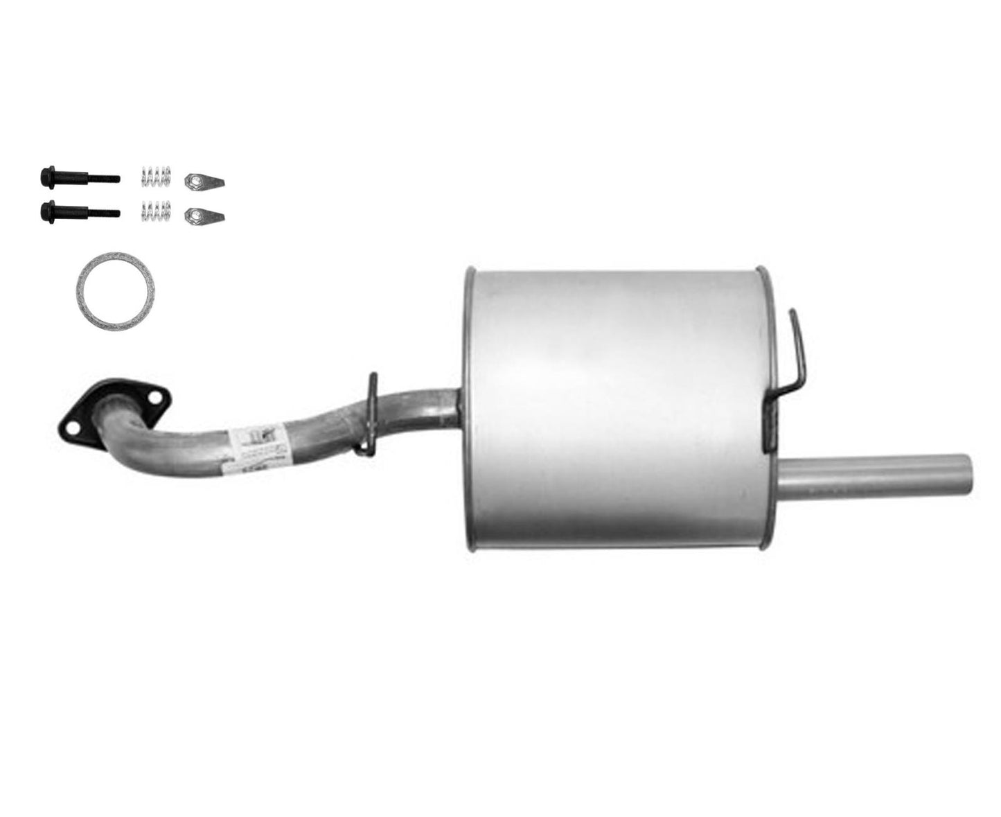 Silenciador trasero de escape con pernos de junta para Toyota Yaris Hatchback 2006-2015