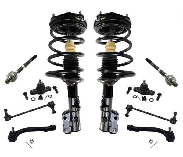Front Complete Struts Tie Rods Ball Joints & Sway Bar Links for Kia Optima 06-10