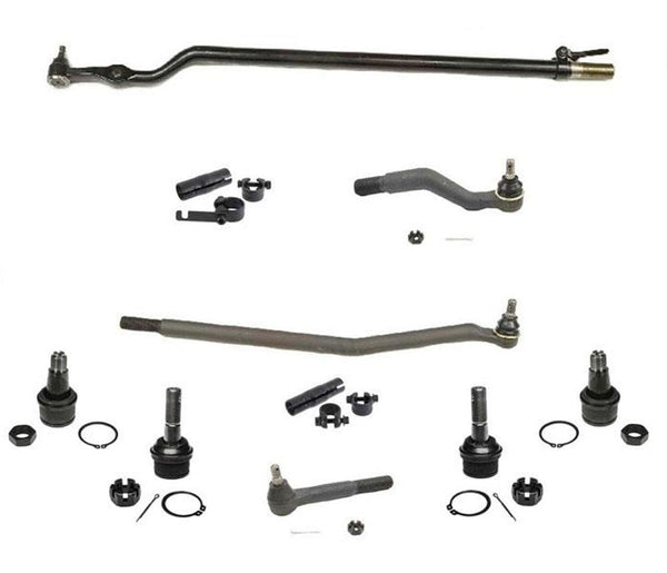 Fits Ford 1999-2002 F450 Super Duty Drag Link & Tie Rods Sleeves Ball Joints