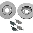 Fits 04-13 Mazda 3 2.3L 2.5L 06-15 Mazda 5 Front Rotor & Ceramic Brake pads