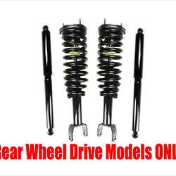 Front Complete Struts & Rear Shocks Fits Rear Wheel Drive 05-09 Raider Dakota