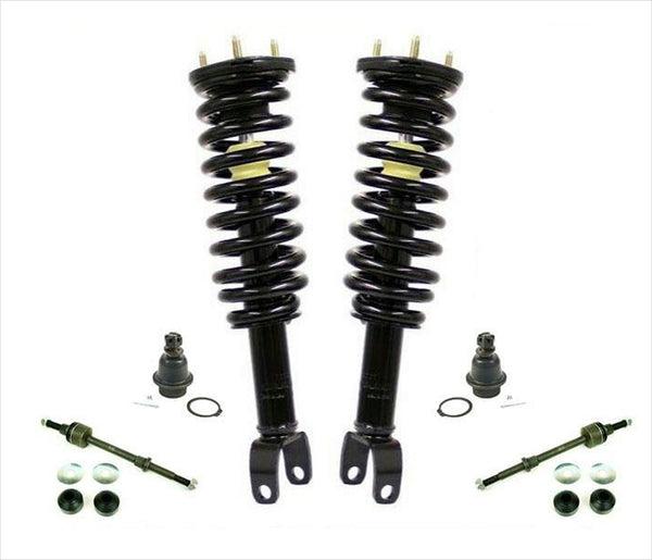 For Rear Wheel Drive 05-09 Dodge Dakota Front Struts Lower Ball Joints & Links