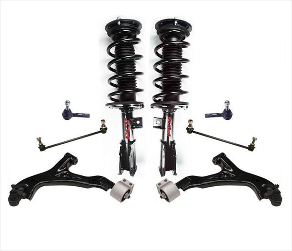 Coil Spring Struts Rods Sway Control Arms for Pontiac Torrent 07-09 3.4L 8pc