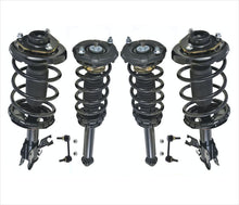 For 2002 2003 Nissan Maxima Complete Coil Spring Struts Front Sway Bar Links