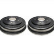 Marca Premium (2) Tambores traseros 80121 REF# 80122 Freno Tambores de freno de 5 lengüetas 