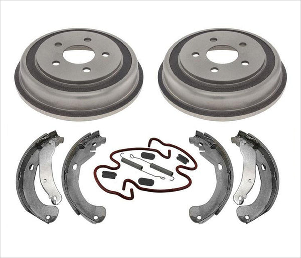 For 2006 2007 2008 Chevrolet HHR  5 Lug Rear Brake Drums & Shoes Springs 4pc Kt