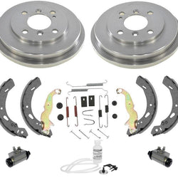 Rear Drums Rear Brake Shoes Ford Fiesta 11-19 SE With Rear Drum Brake 7pc