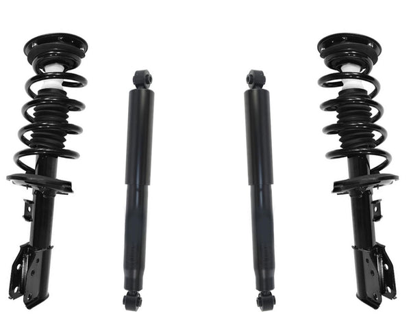 Front Complete Coil Spring Struts + Shocks for 07-09 Pontiac Torrent 3.4L 4pc