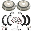 Rear 5 Lug Drums Shoes Wheel Cylinders Spring Kit for GMC Cobalt HHR 06-08 9pc