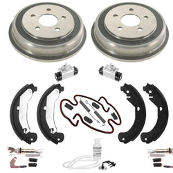 Kit de resorte de cilindros de rueda de zapatos de tambores de 5 lengüetas traseras para GMC Cobalt HHR 06-08 9 piezas