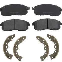 Front Ceramic Brake Pads & Brake Brake Shoes Fits 2001 Nissan Sentra 1.8L