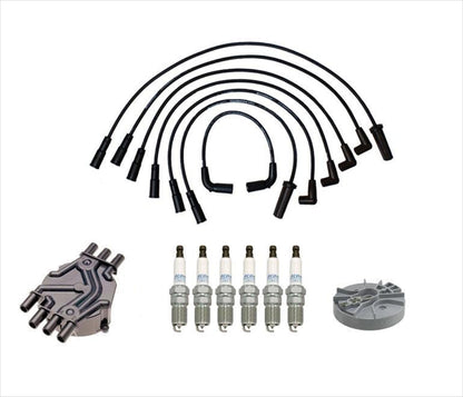 Ignition Wires Cap & Rotor 6 Plugs For GMC Savana 2500 Express 4.3L 1999-2005