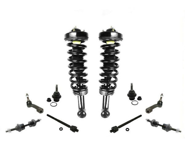 Para Ford Expedition 07-13 con suspensión pasiva solo F puntales de resorte helicoidal 10 piezas