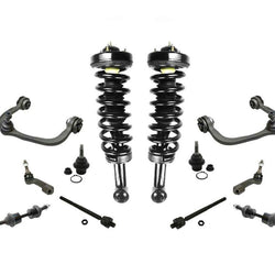 Para Expedition 07-13 con suspensión pasiva solo puntales de resorte helicoidales delanteros, 12 piezas