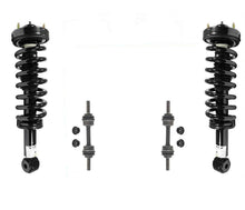Puntales de resorte helicoidales Ft para Ford Expedition 07-13 con suspensión pasiva solo 4 piezas