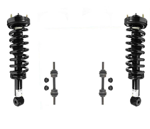 Puntales de resorte helicoidales Ft para Ford Expedition 07-13 con suspensión pasiva solo 4 piezas