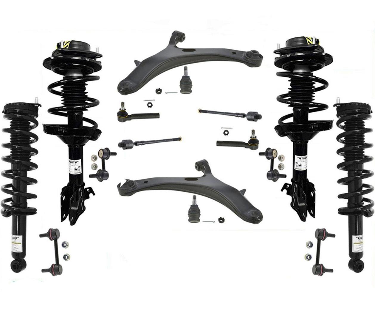 Front & Rear Struts Control Arms Ball Joints 14Pcs fits for Subaru Outback 05-09