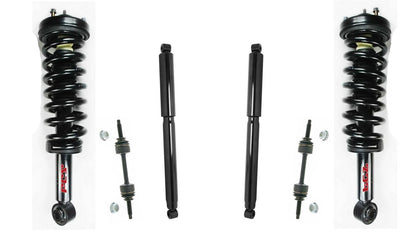 Ft Coil Spring Struts Rear Shocks Fits 2009 2010 2013 Ford F150 4 Wheel Drive