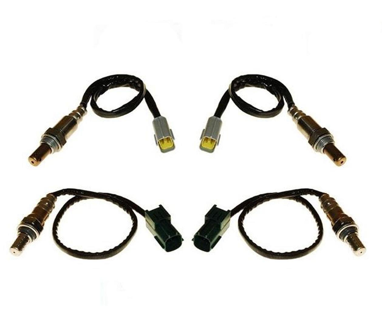 2007-2012 QX56 Armada Titan 5.6L Sensores de oxígeno delanteros y traseros (4) Sensor de O2