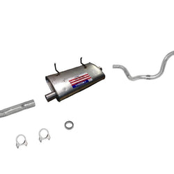 Sistema de escape silenciador con base de rueda de 118