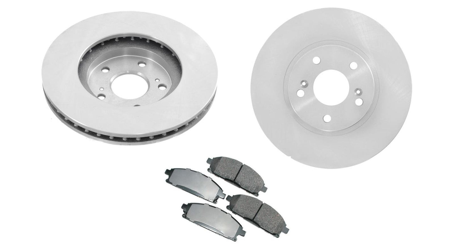 Compatible con rotores de freno delantero y pastillas de cerámica Acura MDX 2003-2006.