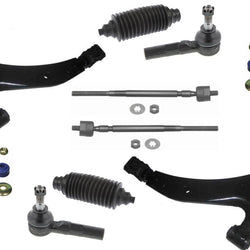 Fits 91-99 Toyota Tercel Front Control Arms Tie Rods Ball Joints & Links