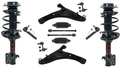 Coil Spring Struts Control Arms Tie Rods For Subaru Forester XT 2014-2016 2.0L