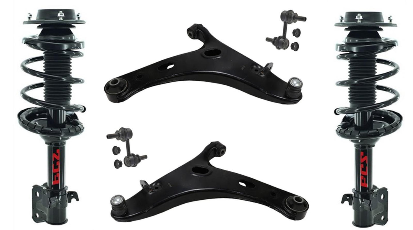 Front Struts Control Arms Ball Joints Links Fits 14-16 Subaru Forester XT 2.0L