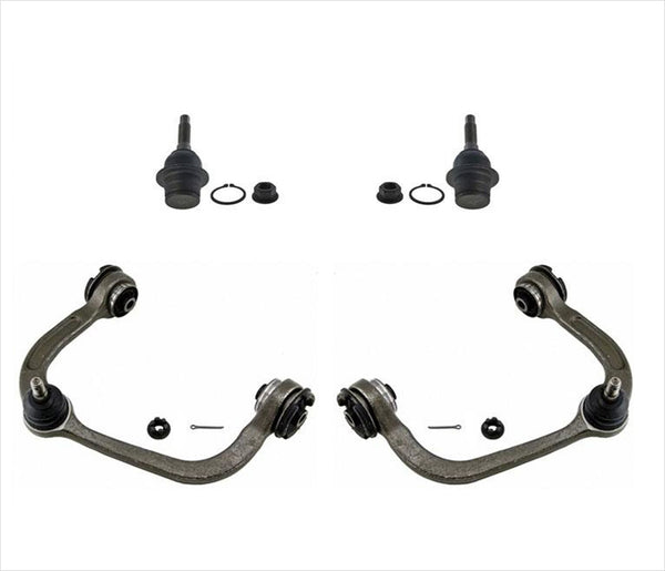 Compatible con brazos de control superiores BJ de Ford F150 2009-2014 con rótulas bajas, 4 piezas