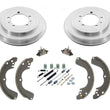 Fits 03 04 Mitsubishi Outlander Rear Brake Drums & Brake Shoes Wheel Cyl Springs