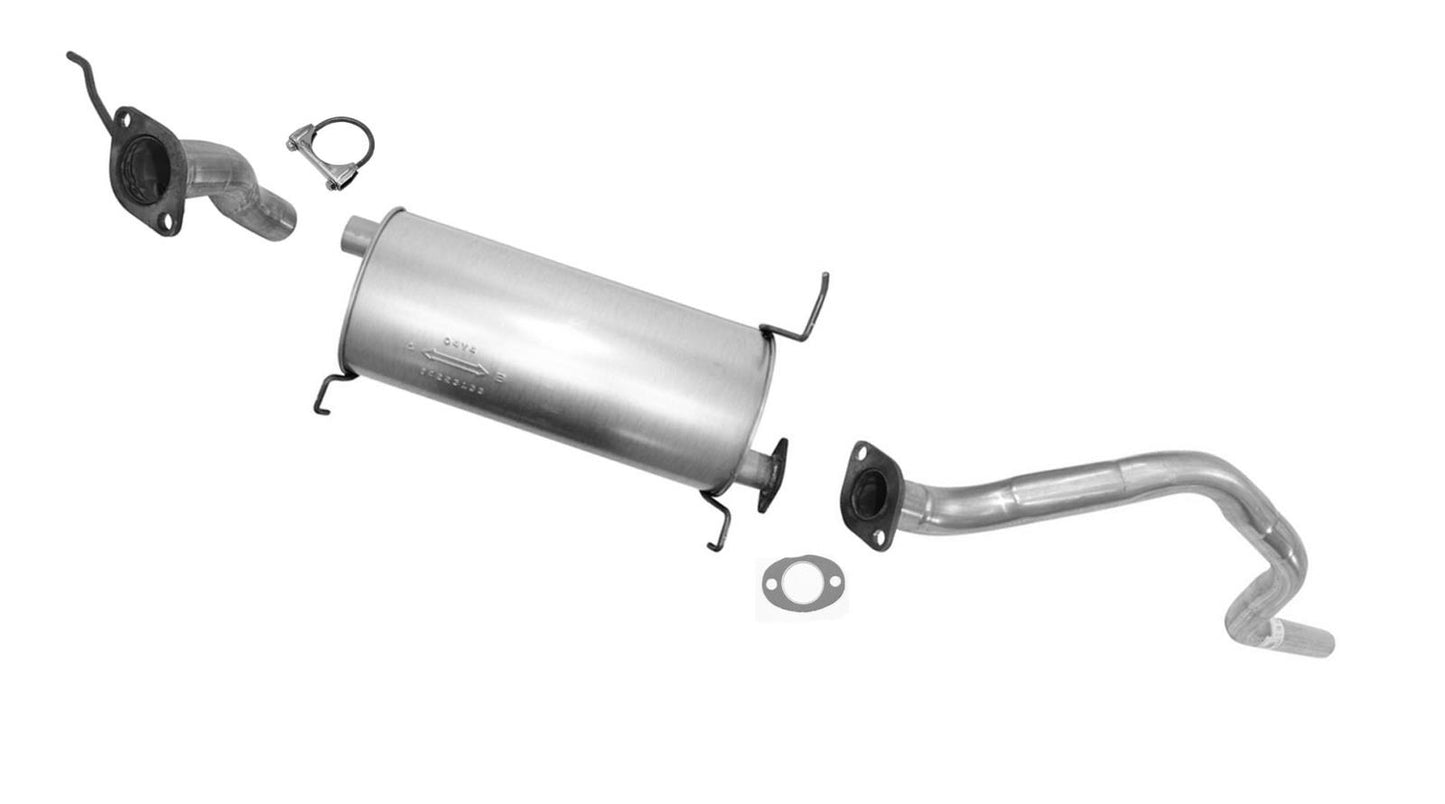 After Converter Muffler Exhaust System Fits 2001-2002 Kia Sportage 2.0L 2 Doors