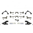 F150 2 Wheel Drive 97-03 Control Arms Tie Rods Ball Joints Shocks 17Pc KIT