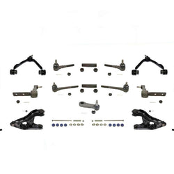 F150 2 Wheel Drive 97-03 Control Arms Tie Rods Ball Joints Shocks 17Pc KIT
