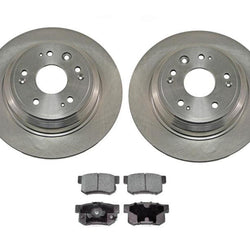 Para Honda Crosstour 10-15 100% nuevos rotores de freno de disco trasero con pastillas de cerámica