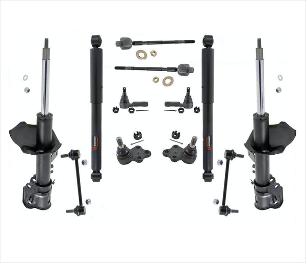 Fits for 96-01 Nissan Pathfinder Front Struts & Rear Shocks Chassis Parts 12P kt