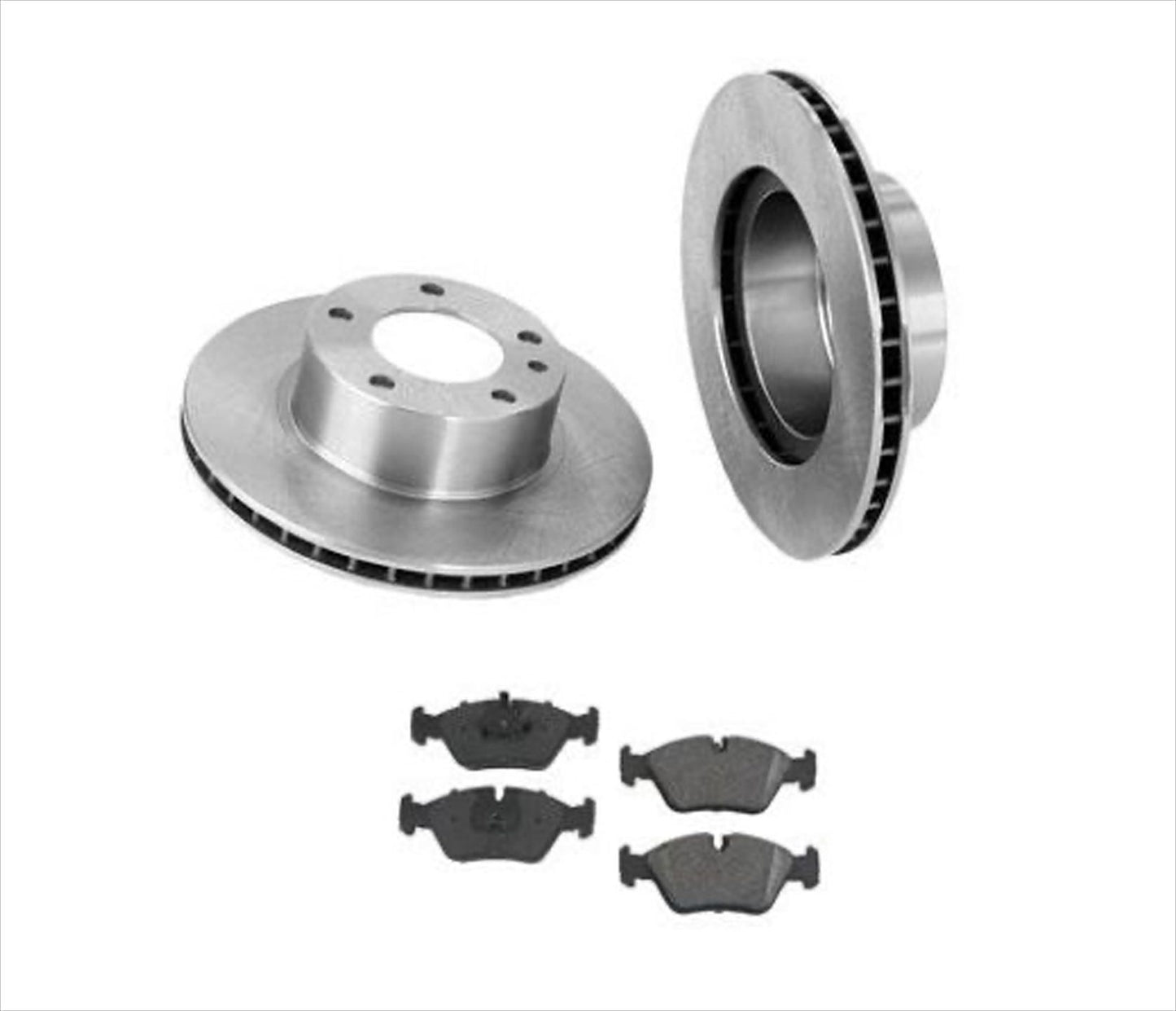 Compatible con rotores y pastillas de disco de freno delantero BMW 528E 1982-1988.