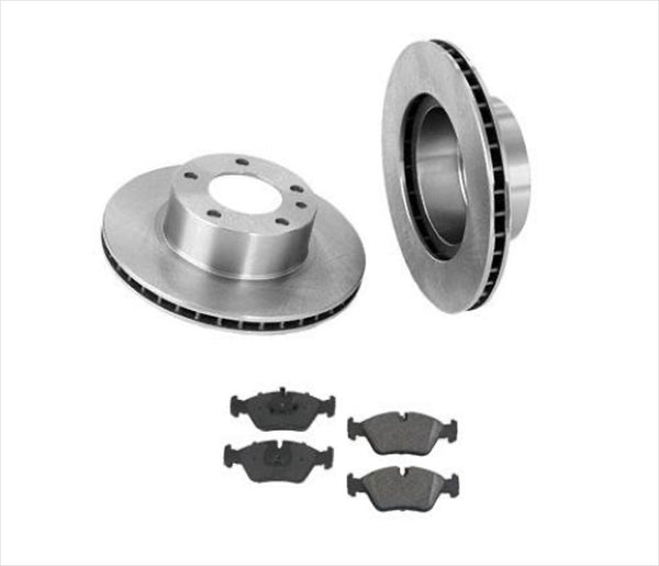 Compatible con rotores y pastillas de disco de freno delantero BMW 528E 1982-1988.