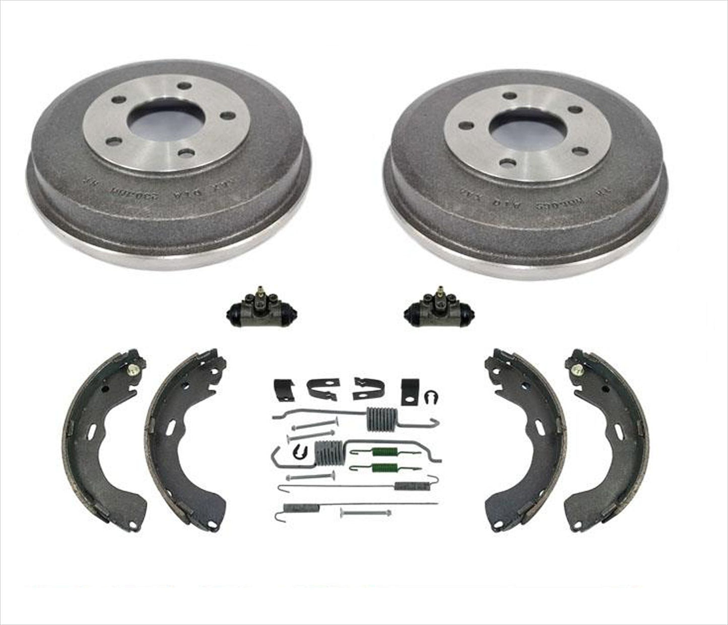 For 2001-2007 Ford Escape With Rear Drum Brakes Shoes Shoe Springs Wheel C 6pc