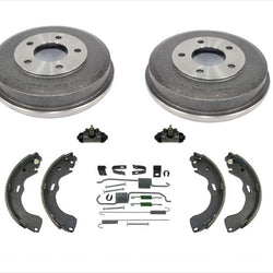 For 2001-2007 Ford Escape With Rear Drum Brakes Shoes Shoe Springs Wheel C 6pc
