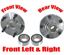 Front Left & Right Wheel Hub & Bearings for Acura TSX 09-14 & Honda Accord 08-12