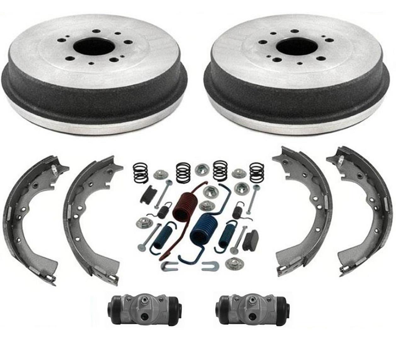 Rear Brake Drums & Shoes for Toyota Tacoma 1997-2004 5 Lugs Rear Wheel Drive