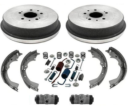 Rear Brake Drums & Shoes for Toyota Tacoma 1997-2004 5 Lugs Rear Wheel Drive
