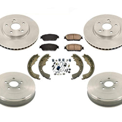 Disc Brake Rotors Pads Brake Drums & Brake Shoes Springs for Toyota Sienna 04-10